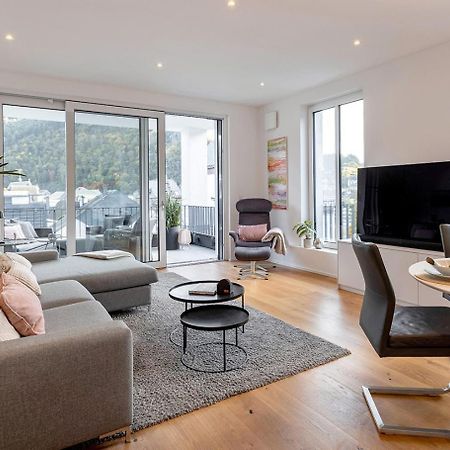 Neu Moselroyal Luxus 2-4 Pers Design Klima Apartment Traben-Trarbach Luaran gambar